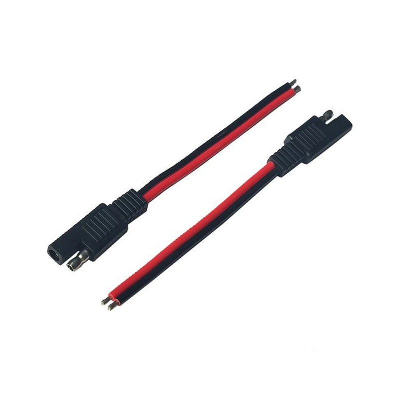 Outdoor Lighting Extension Cable - 2PCS 15CM SAE 2 Pin Quick