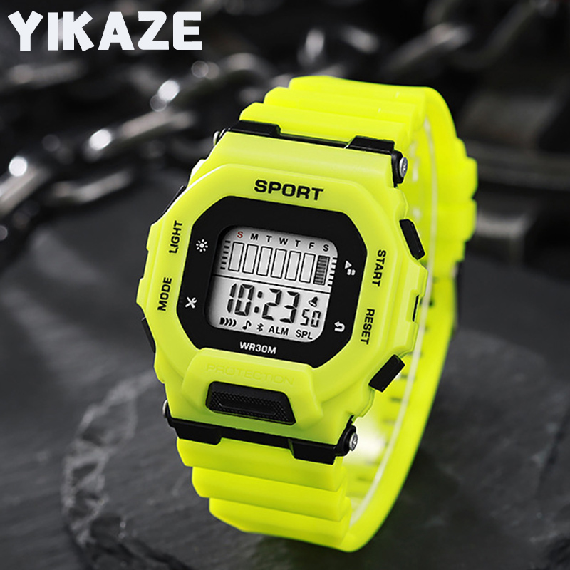 Outdoor Lighting Trends - YIKAZE Men's Sports Watch Waterproof LED