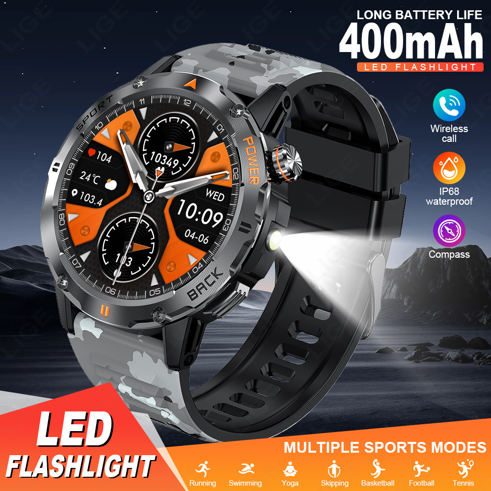 Outdoor Lighting Ip Rating - FOXBOX Smart Watch Men's Sports Watch