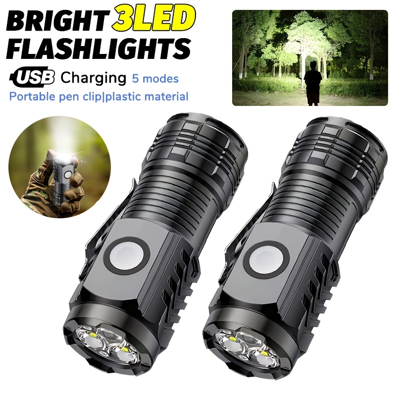 Outdoor Lighting Usa - Portable Mini LED Handheld Flashlight Powerful