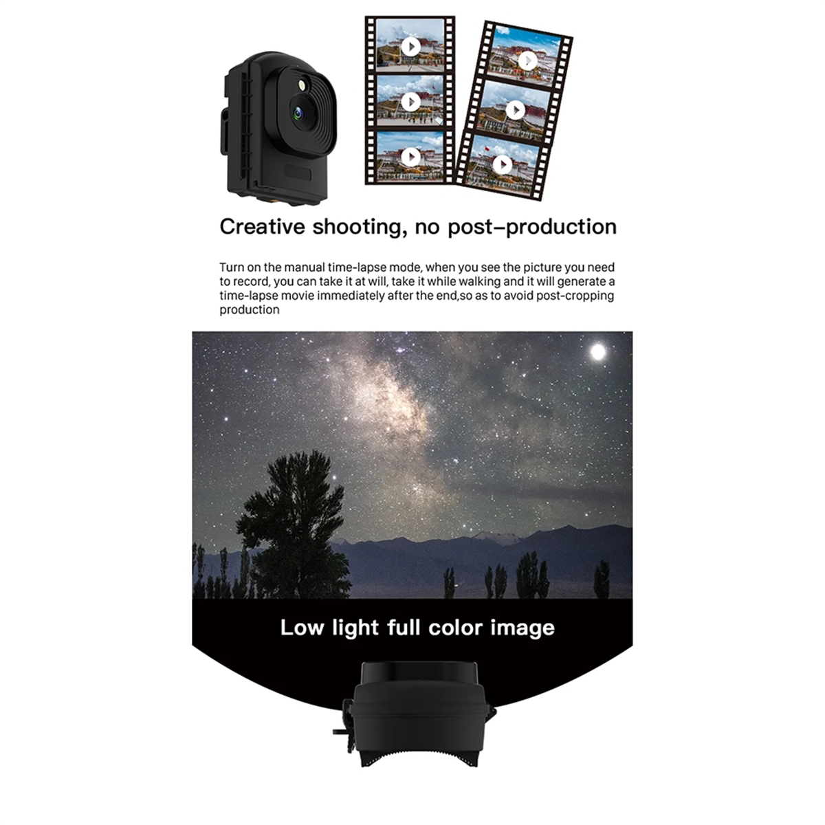 Outdoor Lighting Video - BAAE Outdoor Time Lapse Camera 1080P