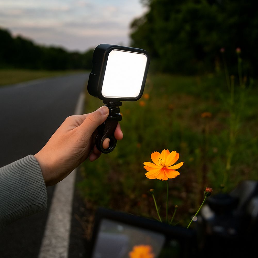 Outdoor Lighting For Photography - Mini Portable Selfie Fill Light RGB