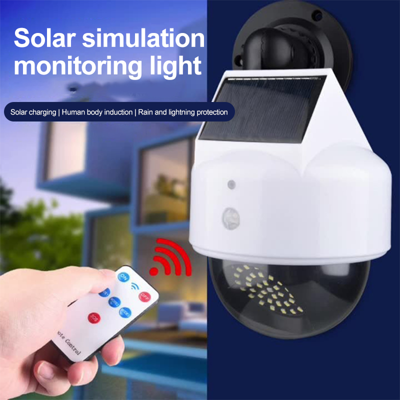 Outdoor Lighting Video - Solar Simulation Camera Motion Sensor Virtual