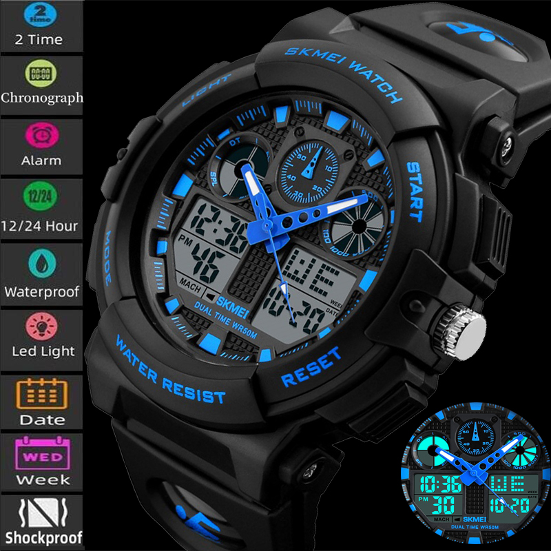 2017 New SKMEI Men Sports Watc - Outdoor Lighting Timer avis et prix