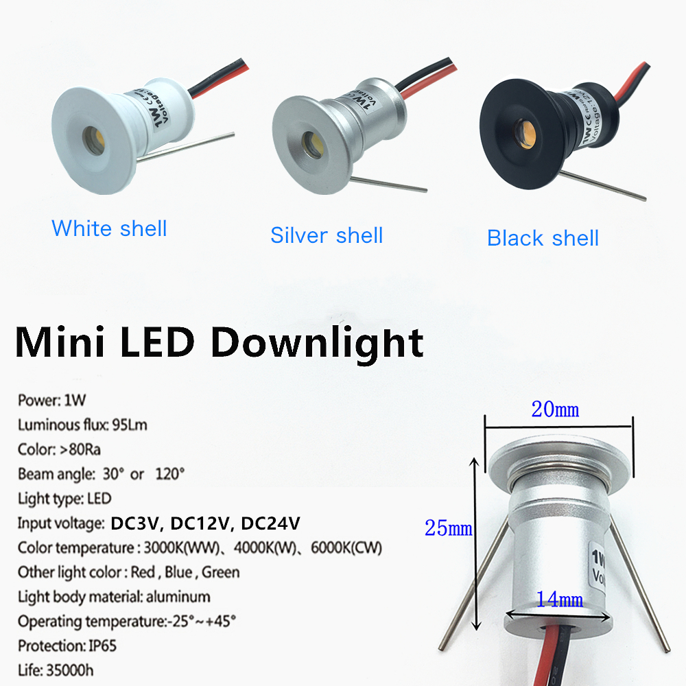 1W Small Downlight Recessed Ce - Outdoor Lighting Recessed avis et prix