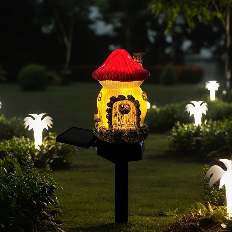 Solar Powered Mushroom Lights  - Outdoor Lighting Yard Stakes avis et prix