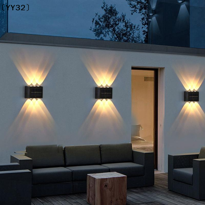 4-10 LED Solar Lamp Outdoor Wa - Outdoor Lighting Up And Down avis et prix