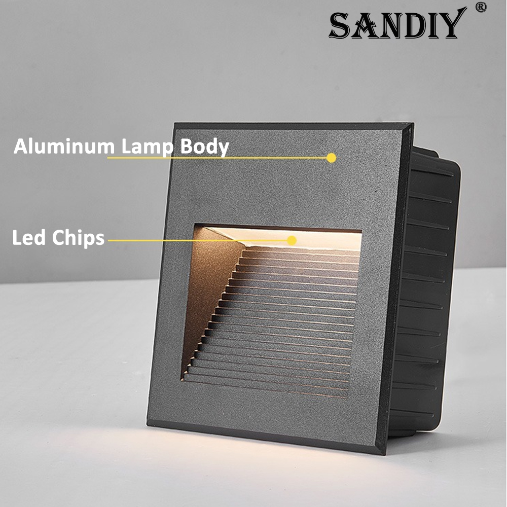 SANDIY Recessed Outdoor Wall S - Outdoor Lighting Recessed avis et prix