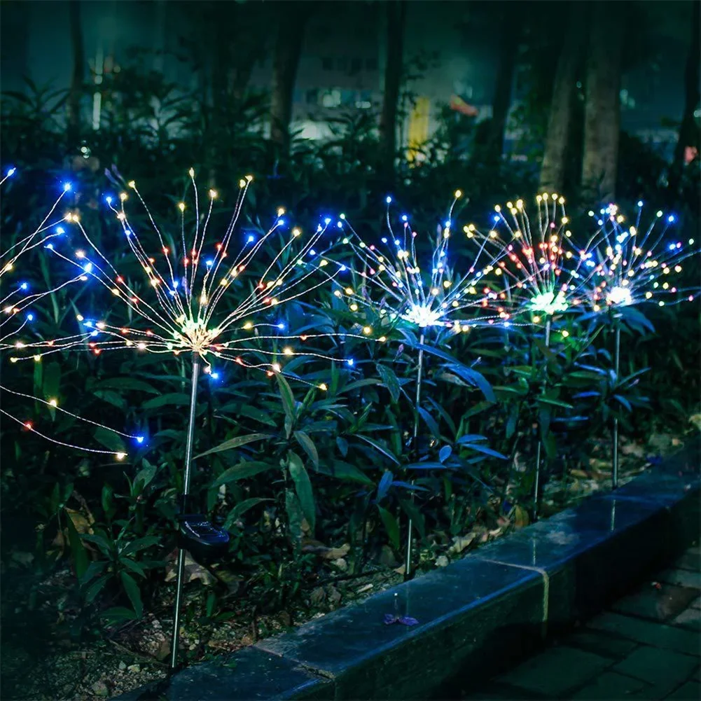 150LED Solar Garden Dandelion  - Outdoor Lighting Yard Stakes avis et prix