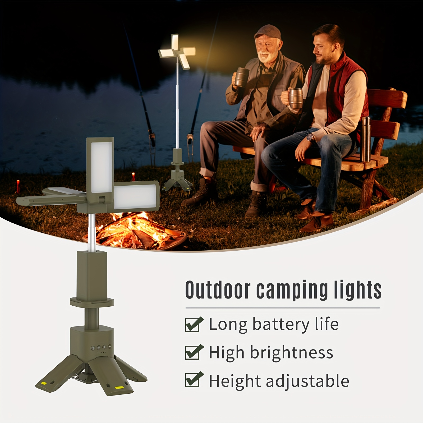Camping Lantern, 14000mAh Rech - Outdoor Lighting Up And Down avis et prix