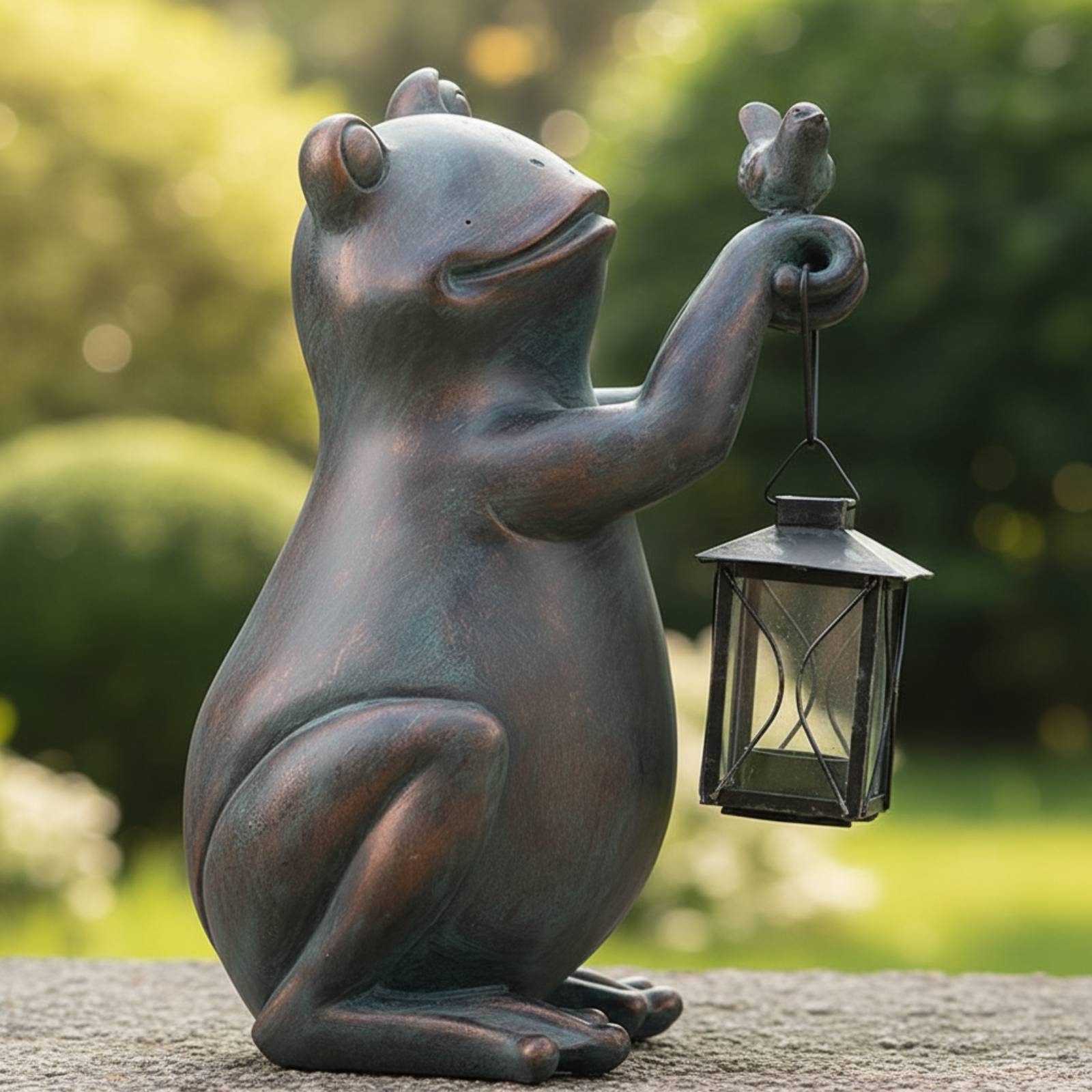 Frog Solar Garden Light Hand-P - Outdoor Lighting Yard Decoration avis et prix