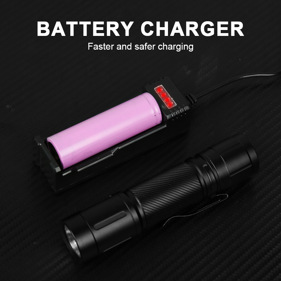 1200LM Fixed Focus LED Flashli - Outdoor Lighting Battery Operated avis et prix