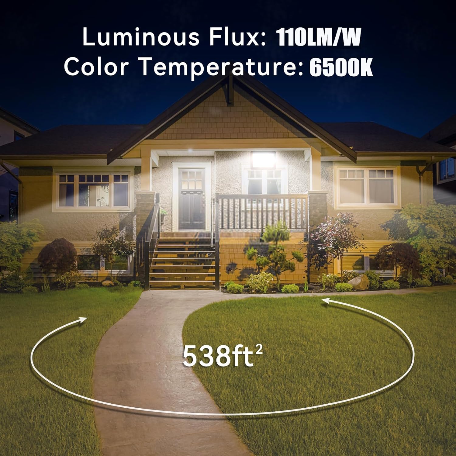 100W LED Flood Light, 11000lm  - Outdoor Lighting Led avis et prix