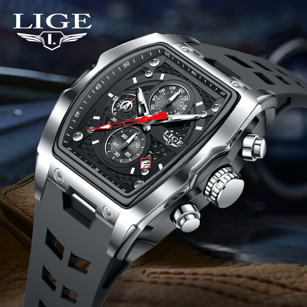LIGE Outdoor Casual Quartz Man - Outdoor Lighting Timer avis et prix
