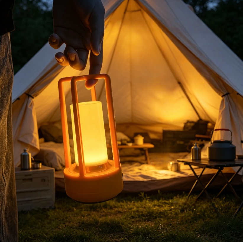 Modern Orange Cage Table Lamp  - Outdoor Lighting Led avis et prix