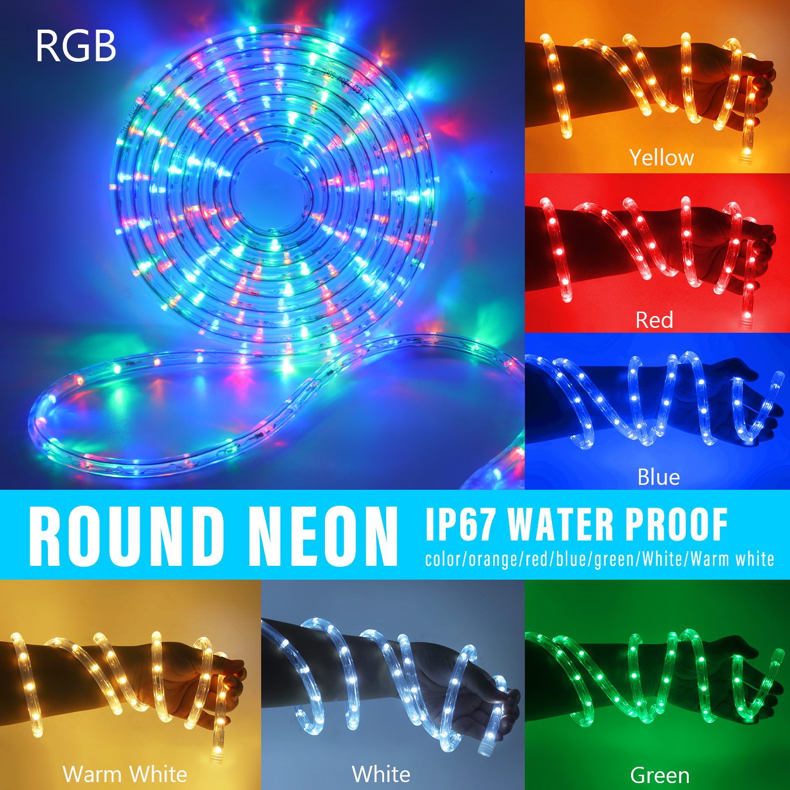 360 Neon Strip Light AC 220V R - Outdoor Lighting Socket avis et prix