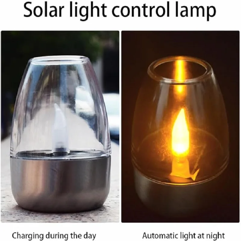 Solar Powered Flameless Candle - Outdoor Lighting Battery Operated avis et prix