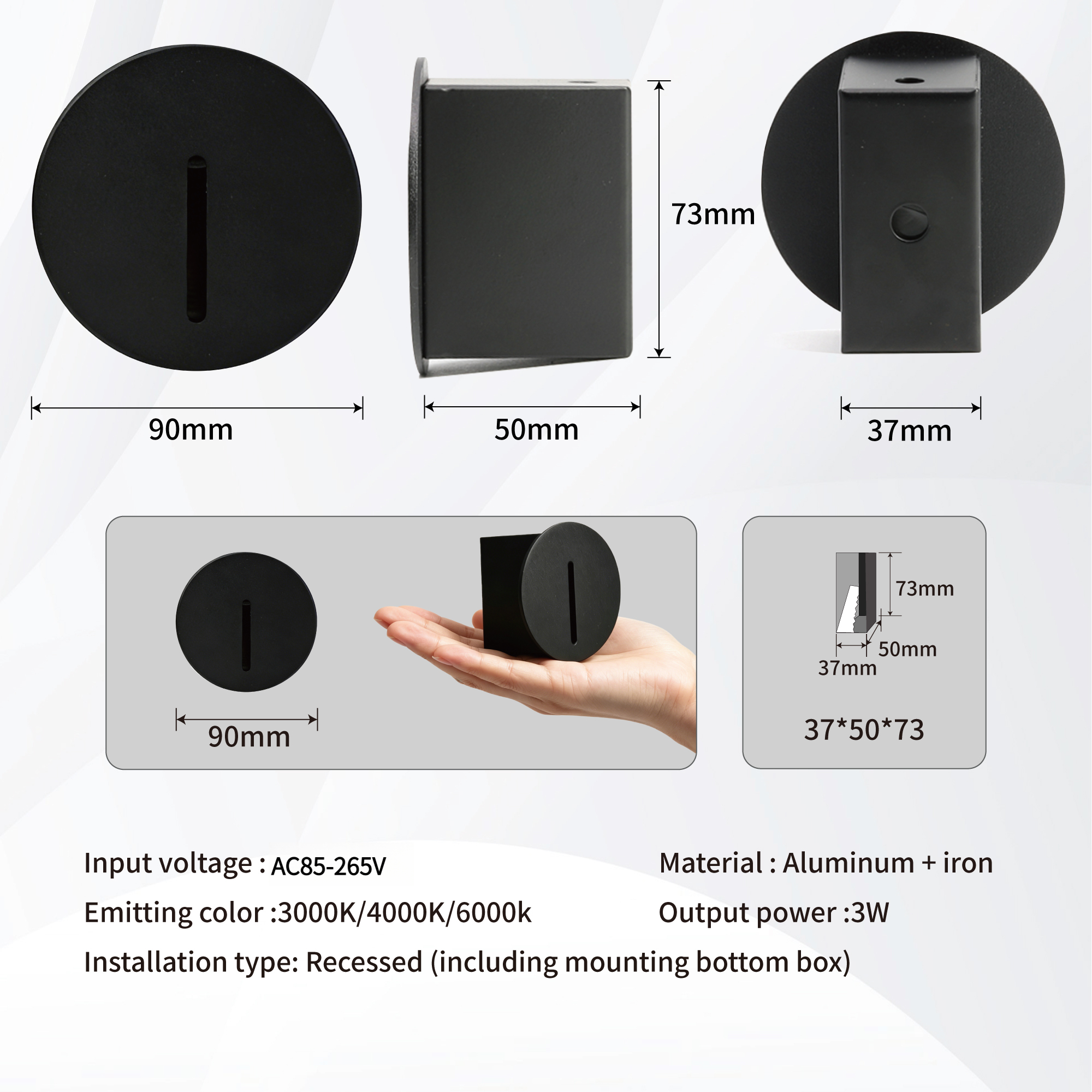 IP65 Waterproof Recessed LED S - Outdoor Lighting Recessed avis et prix