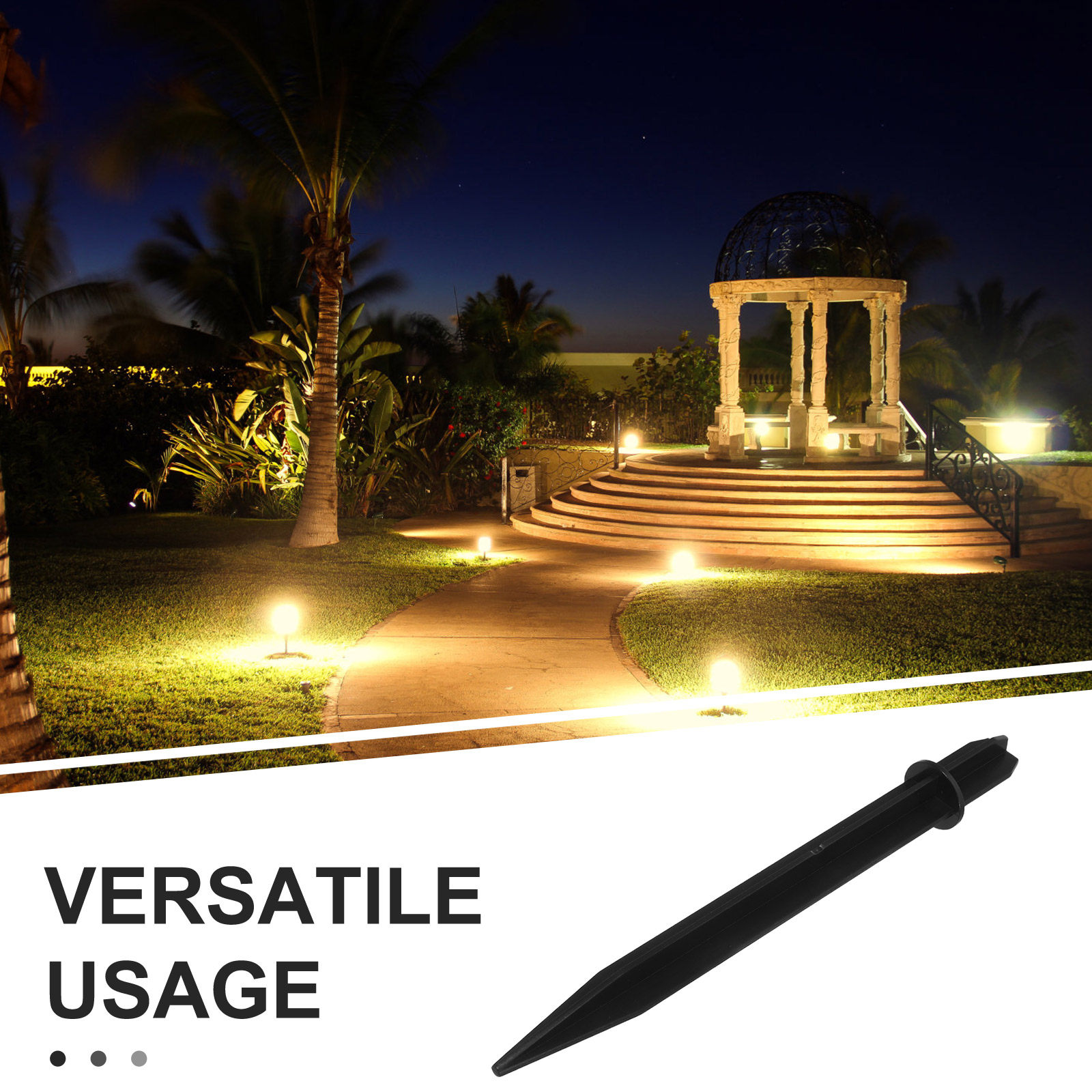 10Pcs Plastic Garden Stakes So - Outdoor Lighting Yard Stakes avis et prix