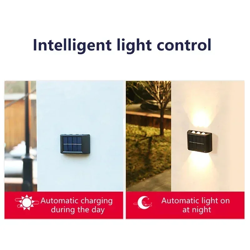 COB Solar Wall Lamp Outdoor Wa - Outdoor Lighting Up And Down avis et prix