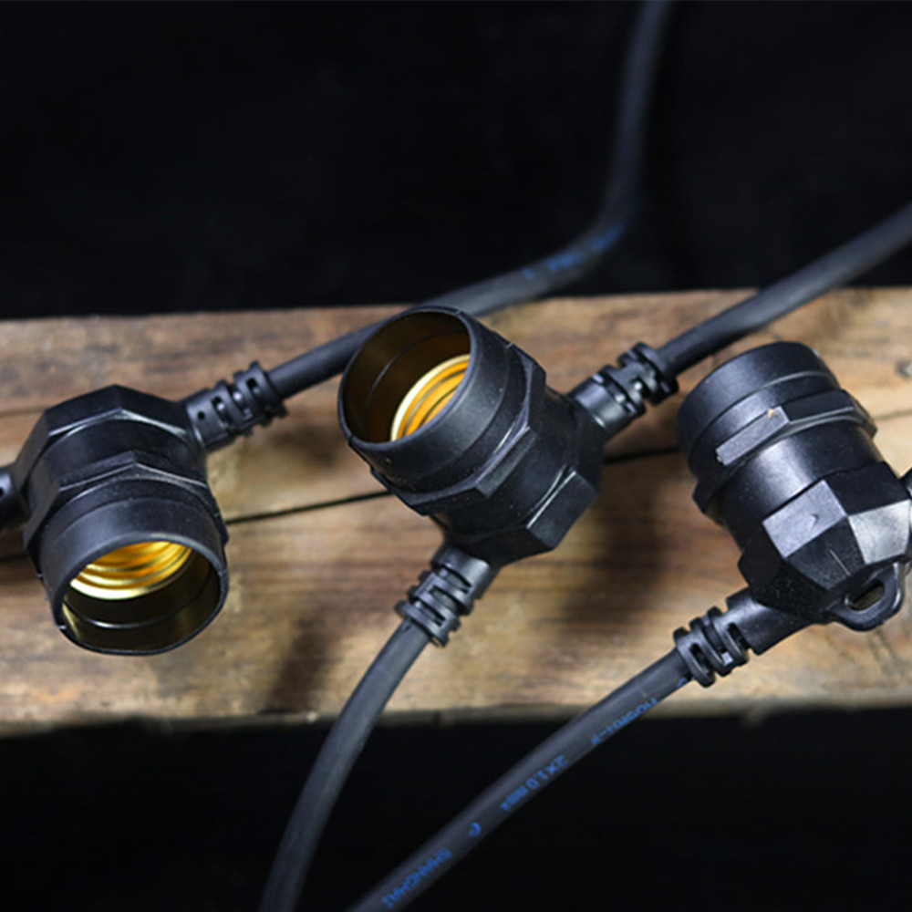 10M Cable LED String Commercia - Outdoor Lighting Socket avis et prix