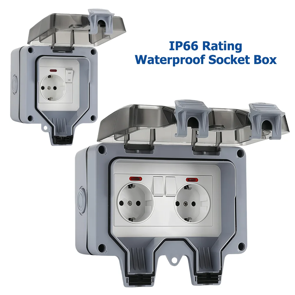 European-Style Outdoor Socket  - Outdoor Lighting Socket avis et prix