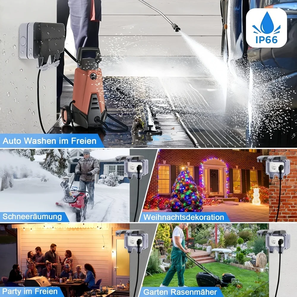 European-Style Outdoor Socket  - Outdoor Lighting Socket avis et prix