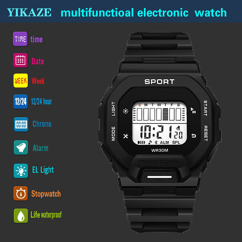 YIKAZE Men's Sports Watch Wate - Outdoor Lighting Trends avis et prix