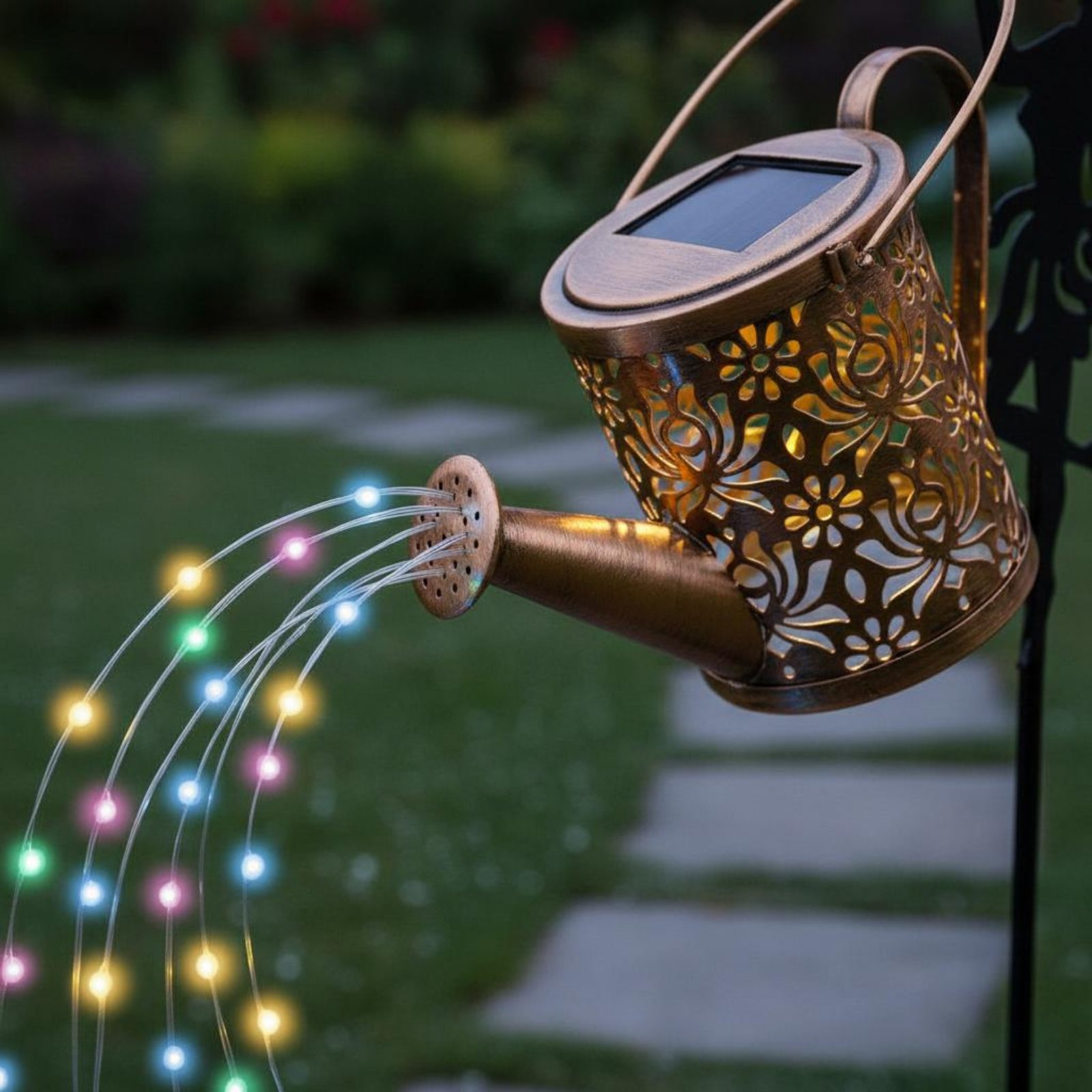 Solar Fairy Watering Can Light - Outdoor Lighting Yard Decoration avis et prix