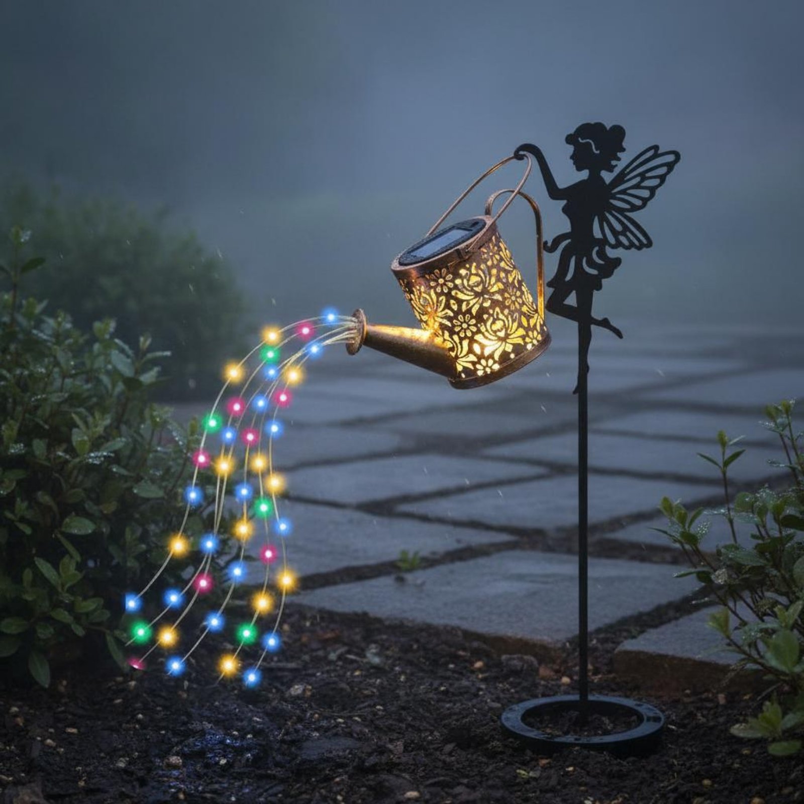 Solar Fairy Watering Can Light - Outdoor Lighting Yard Decoration avis et prix