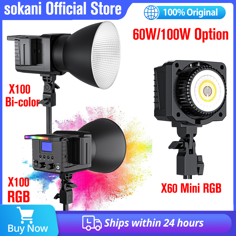 Sokani X100 / X60 Mini RGB Bi- - Outdoor Lighting Video avis et prix