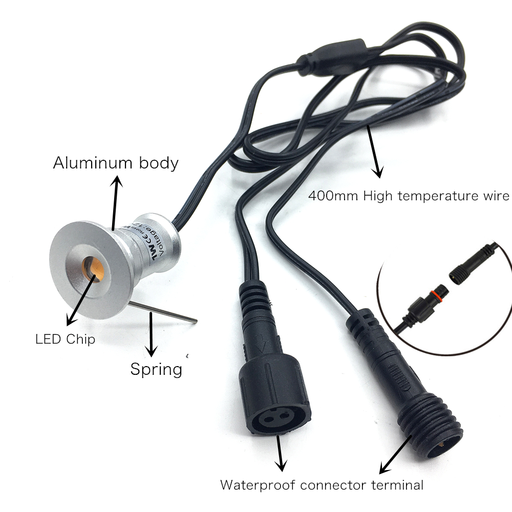 IP67 Mini Underground LED Ligh - Outdoor Lighting Recessed avis et prix