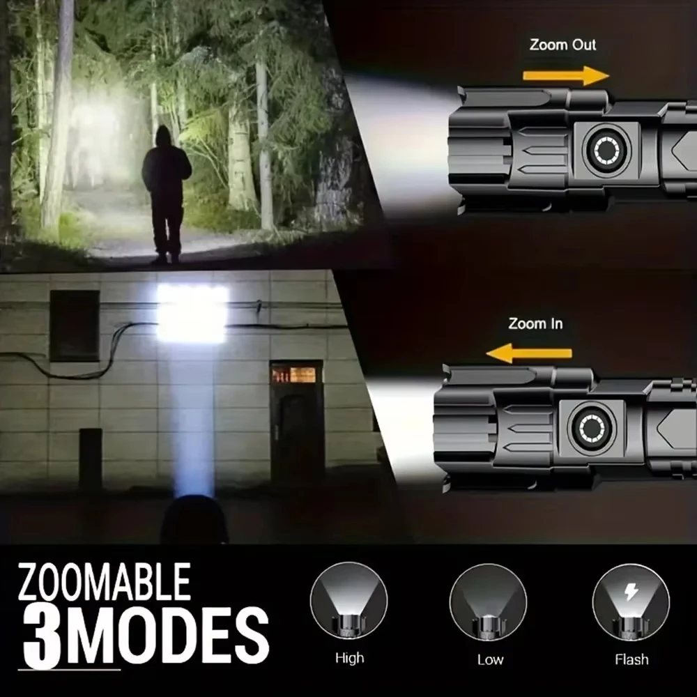 Tactical LED Flashlight 2000LM - Outdoor Lighting Usa avis et prix