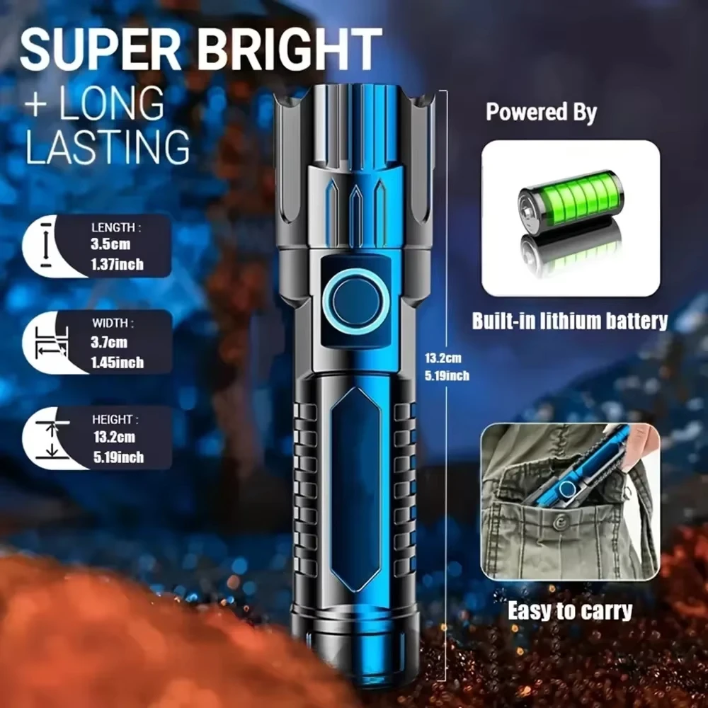 Tactical LED Flashlight 2000LM - Outdoor Lighting Usa avis et prix