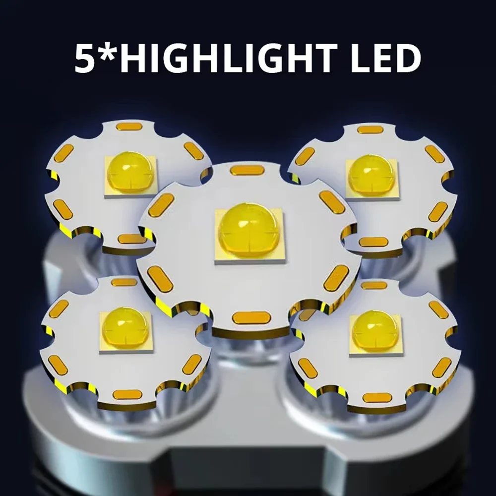 5 LED High Power Led Flashligh - Outdoor Lighting Usa avis et prix