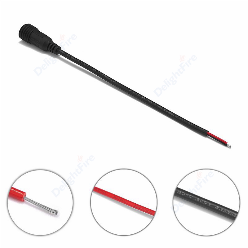 Waterproof DC Pigtail Power Ca - Outdoor Lighting Extension Cable avis et prix