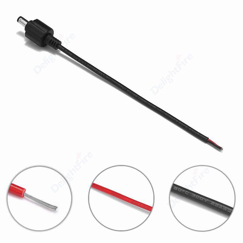 Waterproof DC Pigtail Power Ca - Outdoor Lighting Extension Cable avis et prix