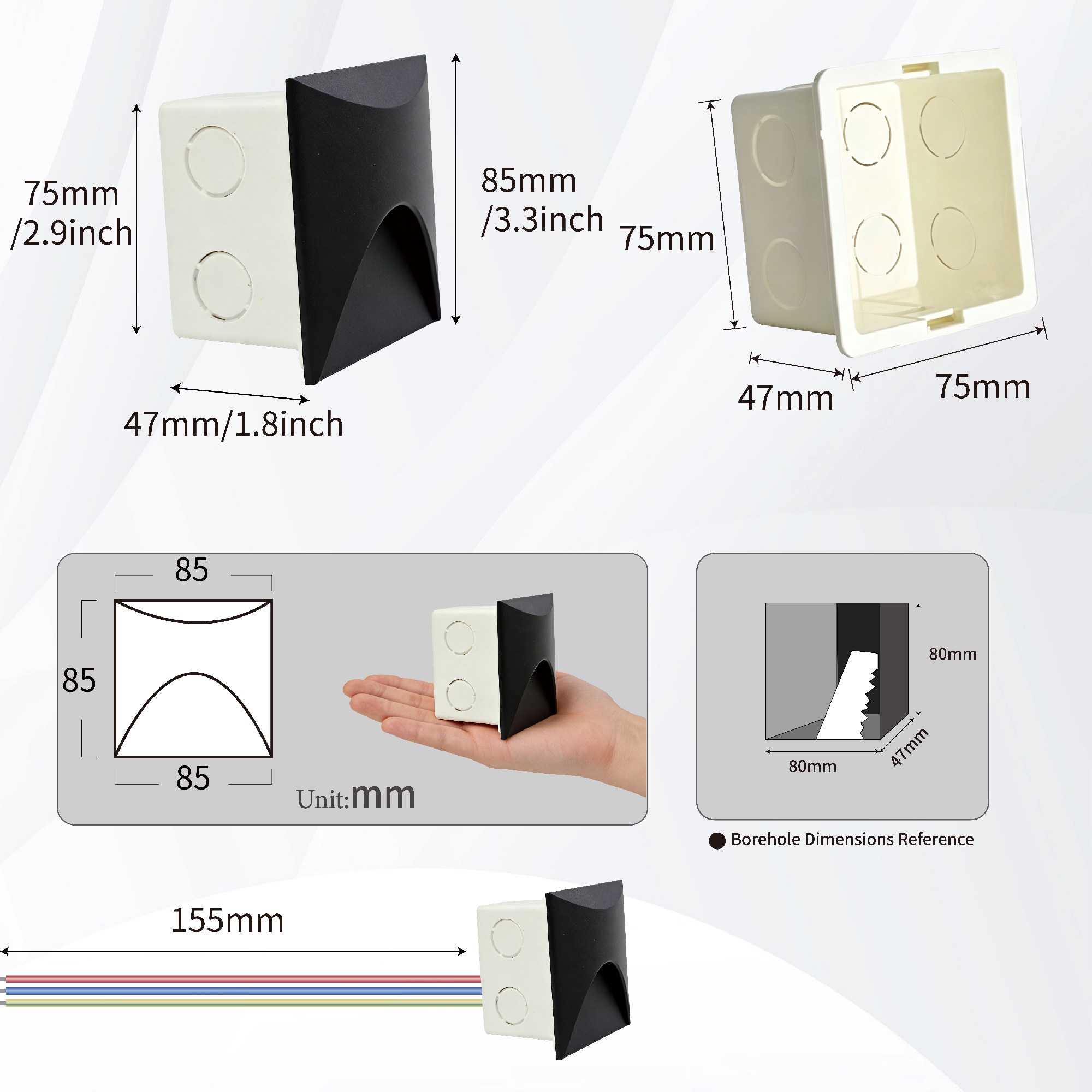 Led Stair Light Step Lights 3W - Outdoor Lighting Recessed avis et prix