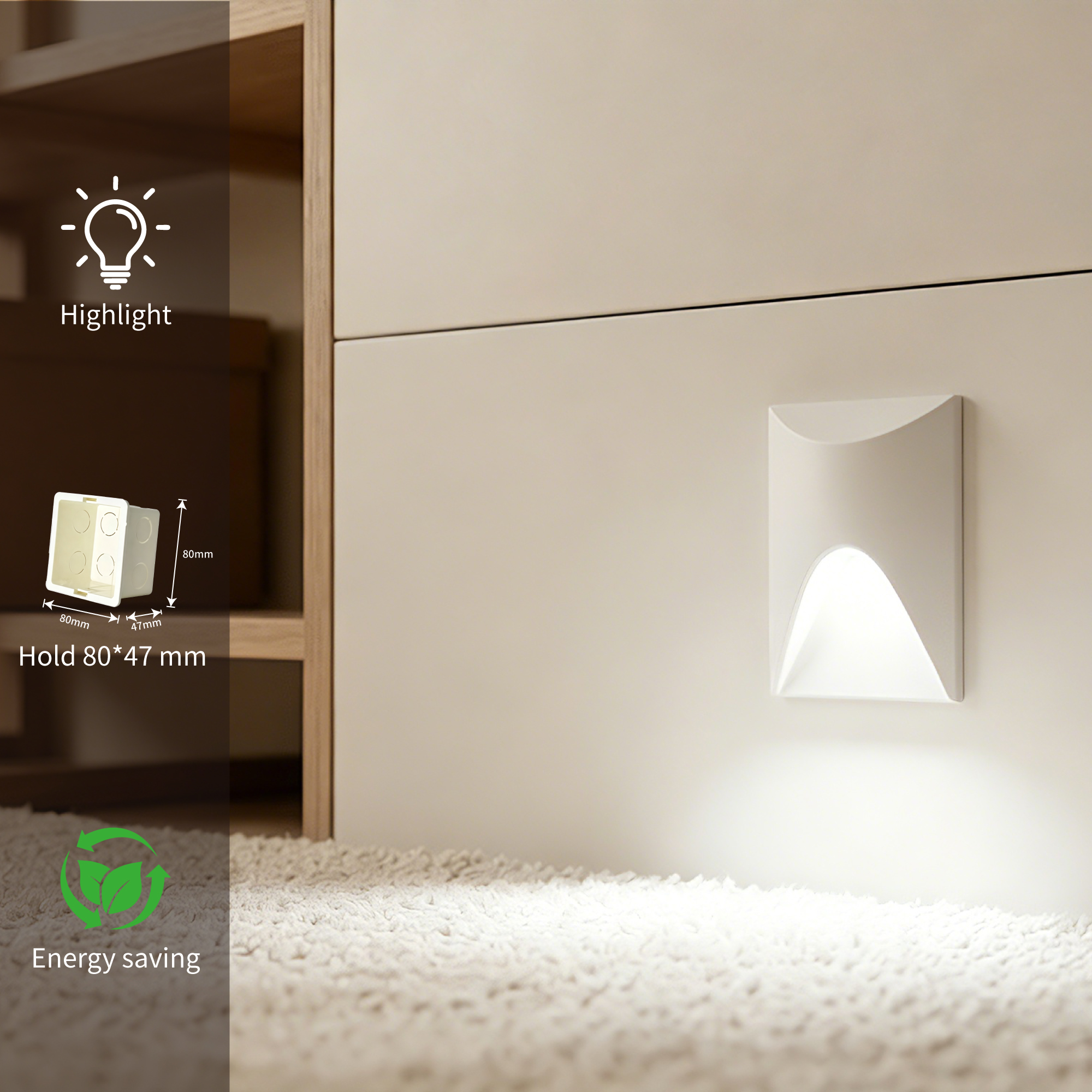 Led Stair Light Step Lights 3W - Outdoor Lighting Recessed avis et prix