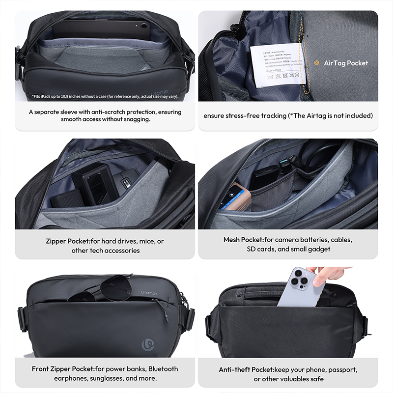 Ulanzi PB038 Travel Sling Bag  - Outdoor Lighting Video avis et prix
