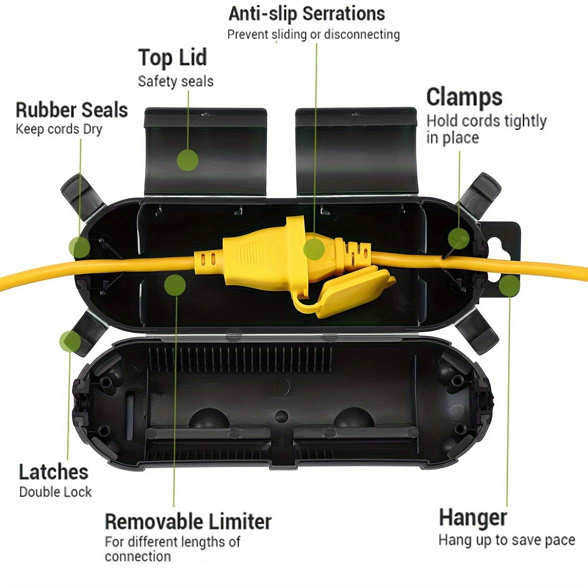 Extension Cord Plug Connection - Outdoor Lighting Extension Cable avis et prix