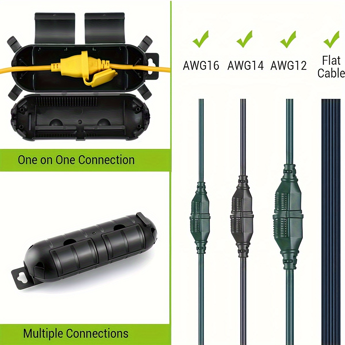 Extension Cord Plug Connection - Outdoor Lighting Extension Cable avis et prix