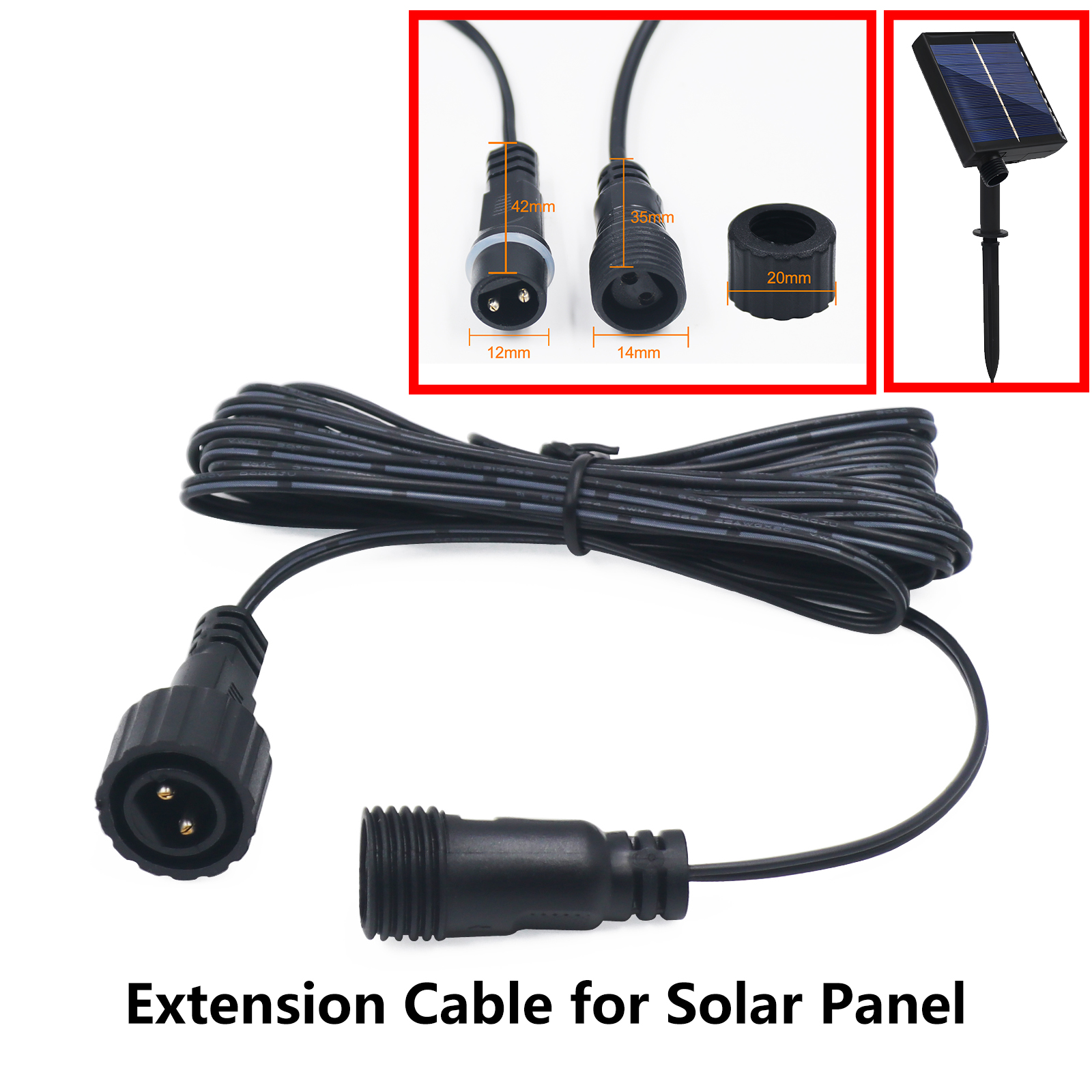 3M Extension Cable for Solar P - Outdoor Lighting Extension Cable avis et prix