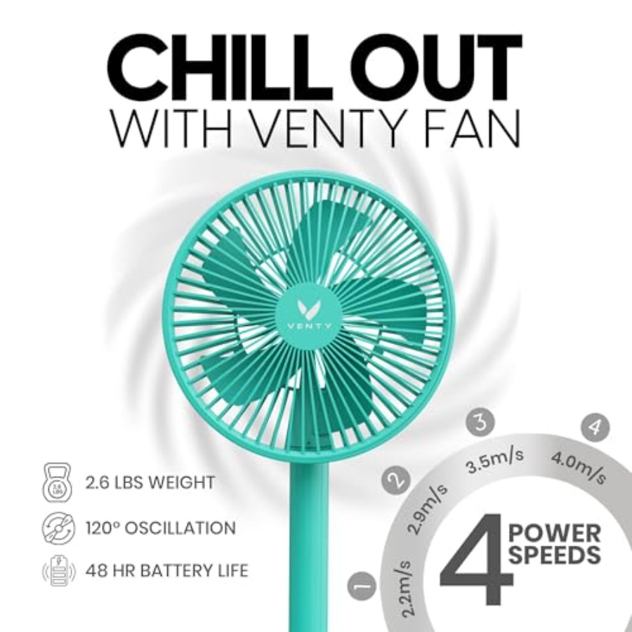 Portable Fan - Wireless Batter - Outdoor Lighting Battery Operated avis et prix
