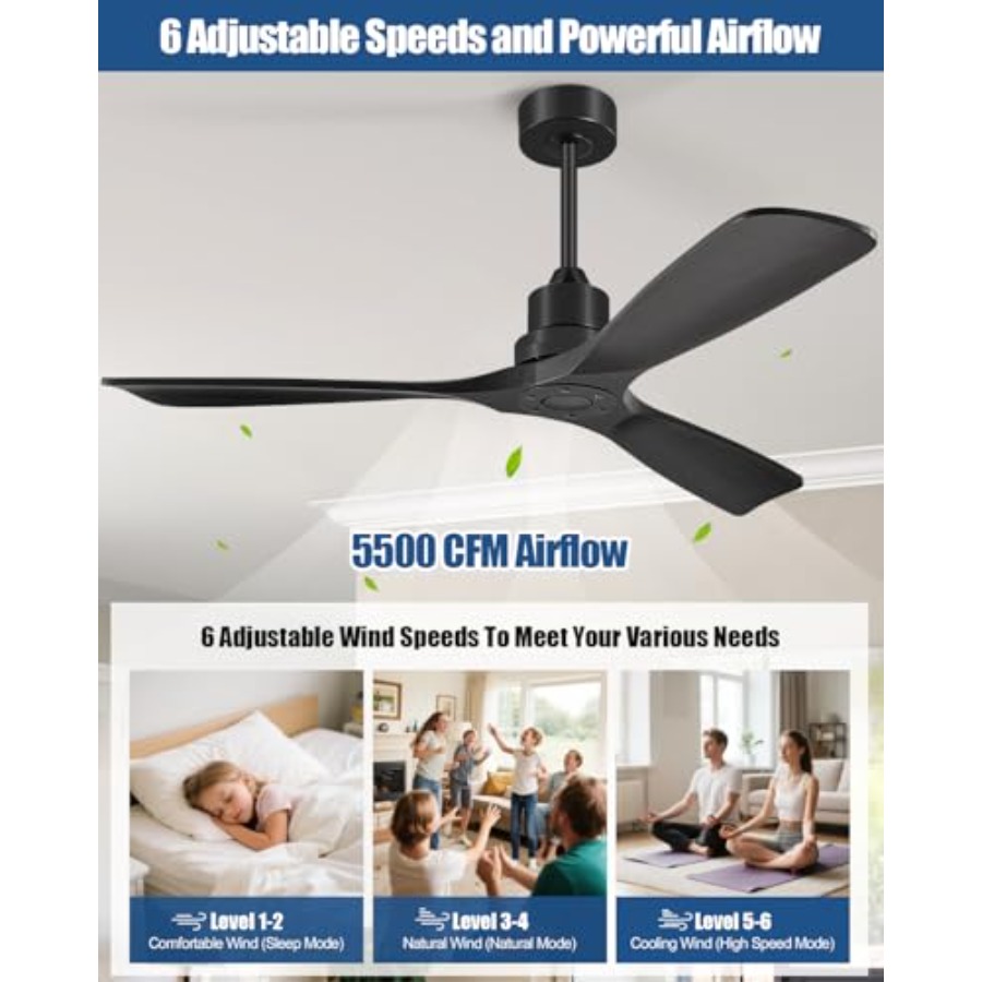 52 Inch Ceiling Fans Without L - Outdoor Lighting Timer avis et prix