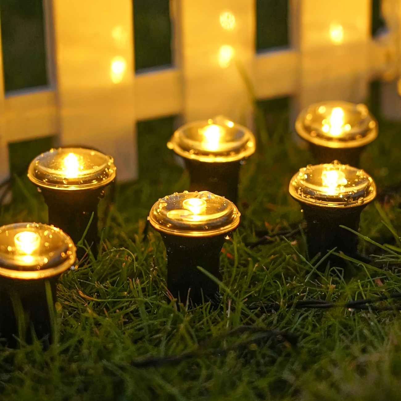 10/20Pcs Solar Pathway Lights, - Outdoor Lighting Yard Stakes avis et prix