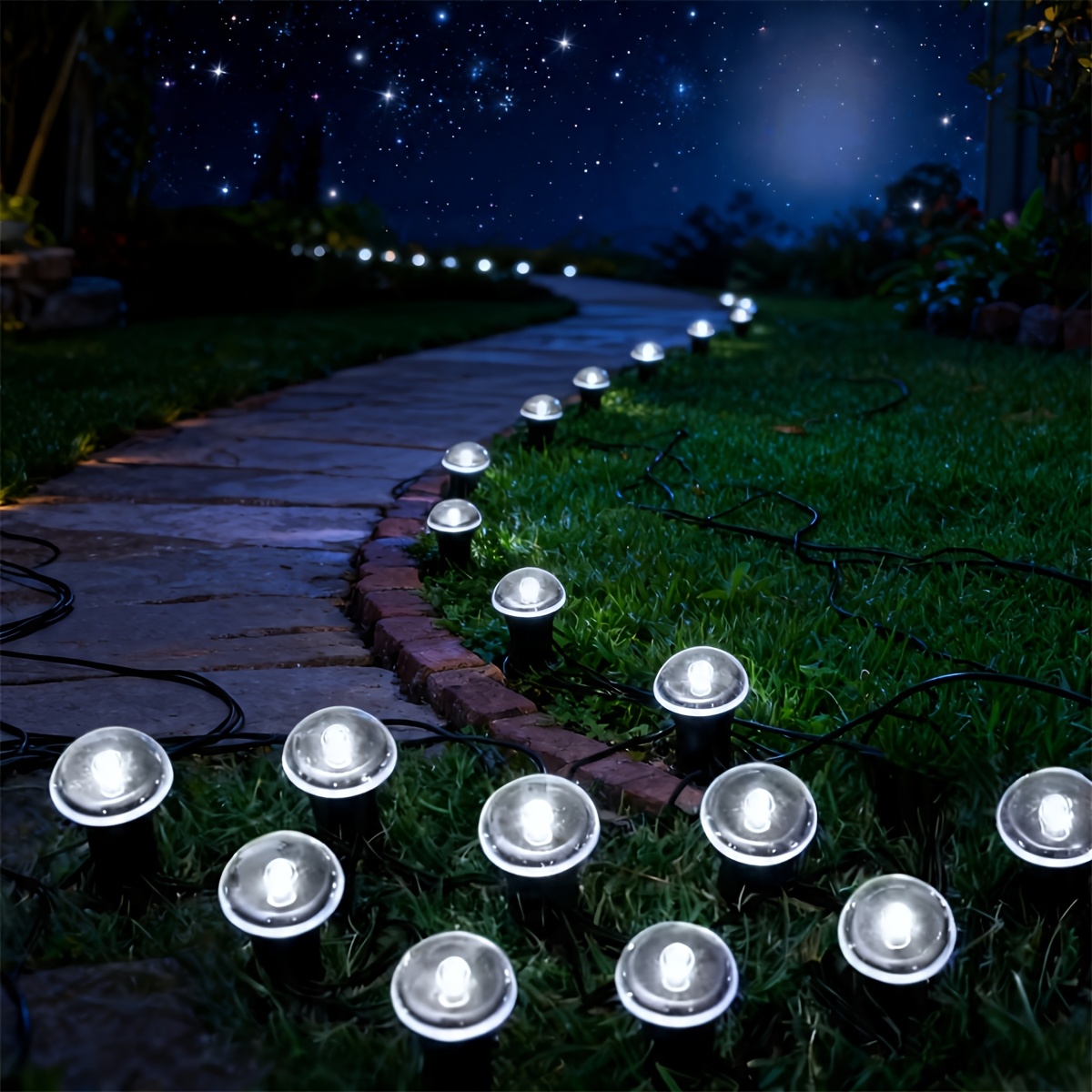10/20Pcs Solar Pathway Lights, - Outdoor Lighting Yard Stakes avis et prix