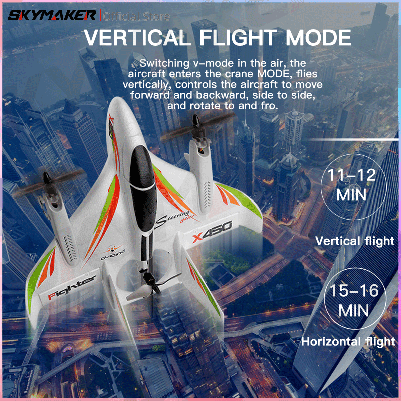 Wltoys XKS X450 RC Airplane 2. - Outdoor Lighting Socket avis et prix