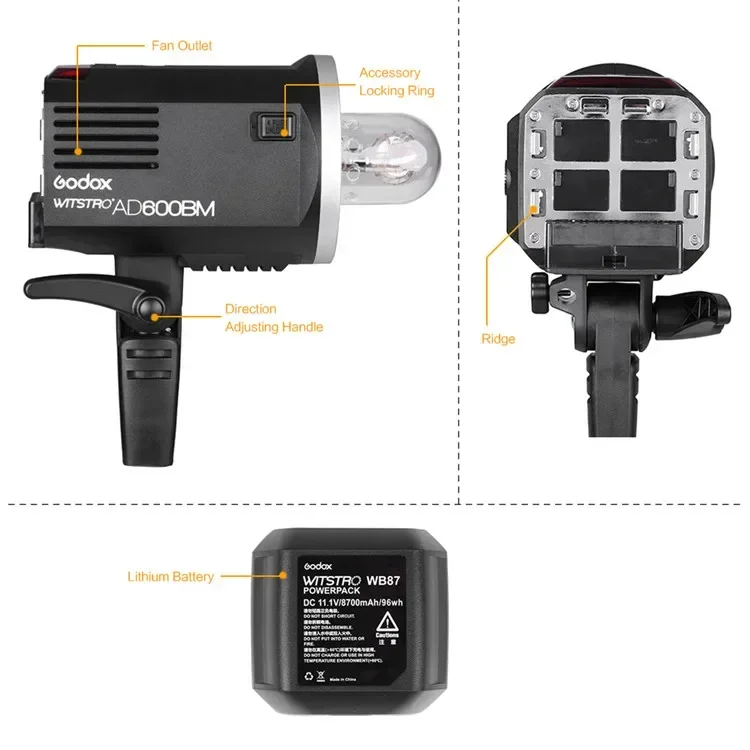 2026 Premium  AD600BM 600W Stu - Outdoor Lighting For Photography avis et prix
