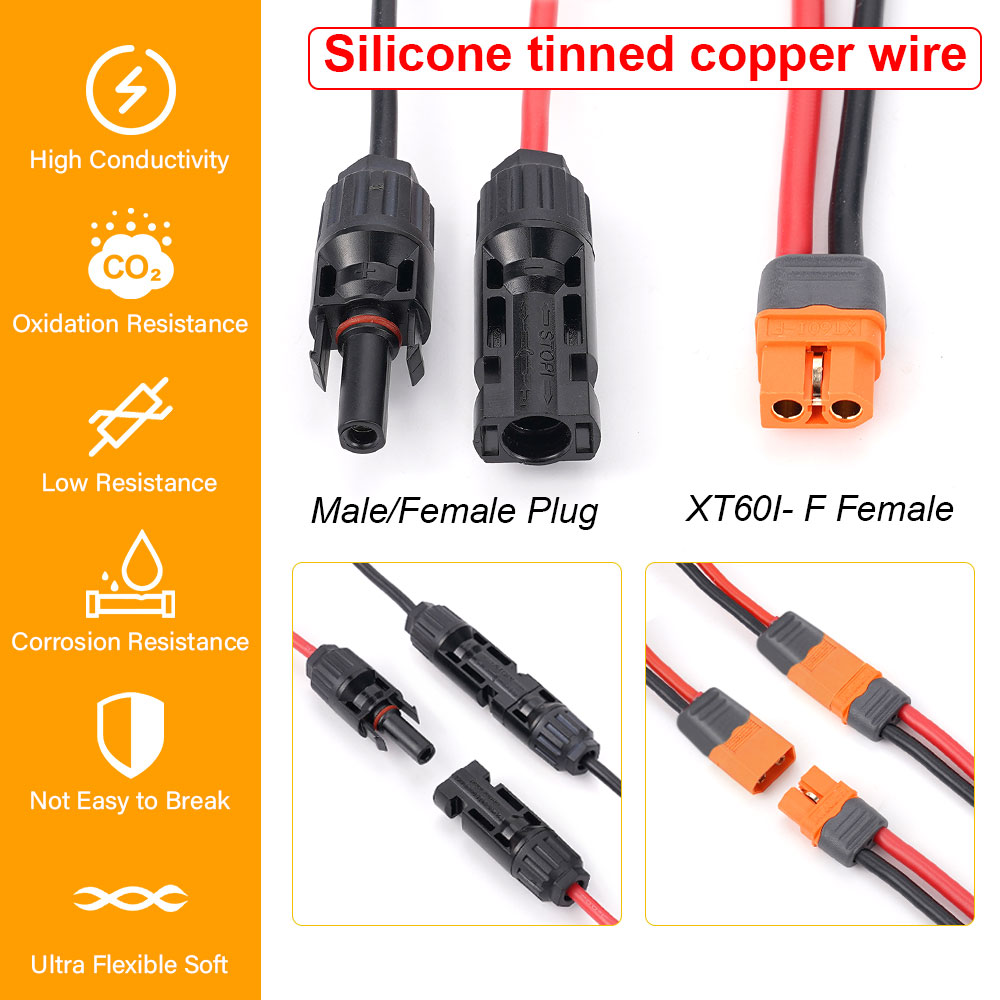 100CM  200CM 300CM XT60I- F ad - Outdoor Lighting Extension Cable avis et prix